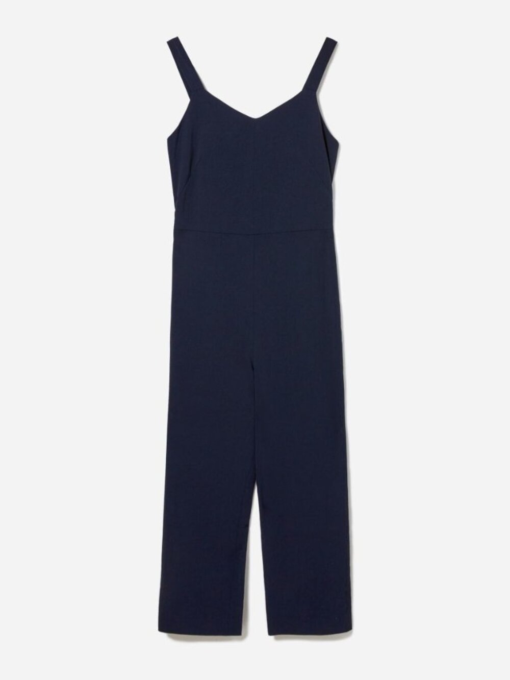 Everlane The Japanese GoWeave Slip Jumpsuit in Navy - sz 0